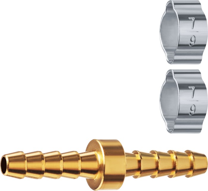 ЗУБР 6 мм, соединитель с хомутами 64925-06 Профессионал