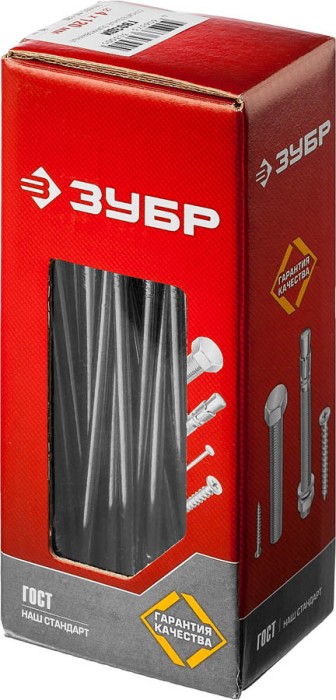 ЗУБР 120 х 4.0 мм, 1 кг, ГОСТ 4028-97, гвозди строительные оцинкованные 305031-40-120