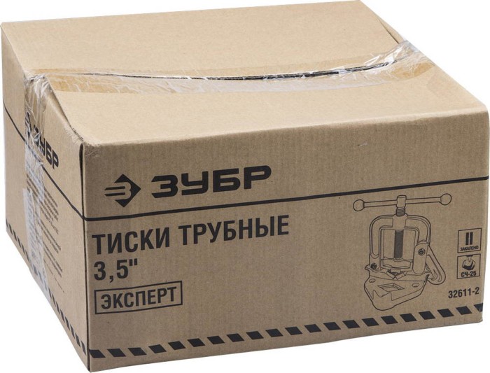 ЗУБР 2-3.5", тиски для труб 32611-2