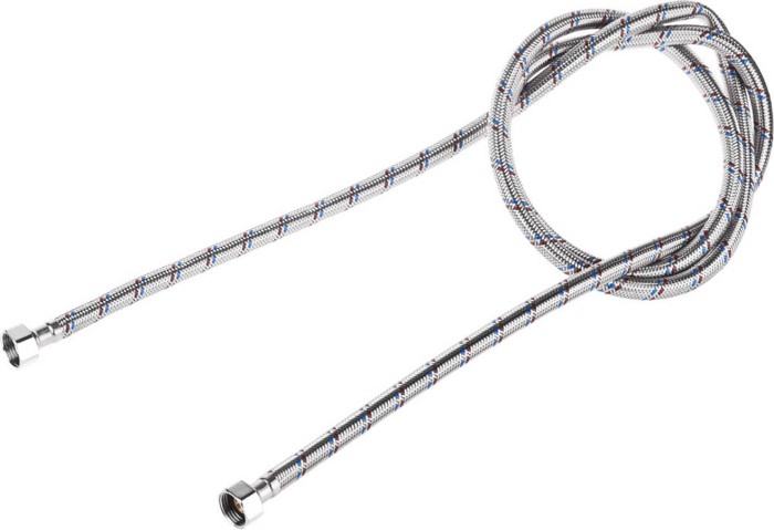 STAYER 1/2&quot;, 2 м, оплетка из нержавеющей стали, подводка гибкая для воды 51015-G/G-200