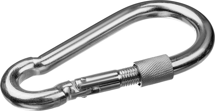 ЗУБР 8 мм, 1 шт., оцинкованный, карабин с предохранительной гайкой DIN 5299D 304556-08