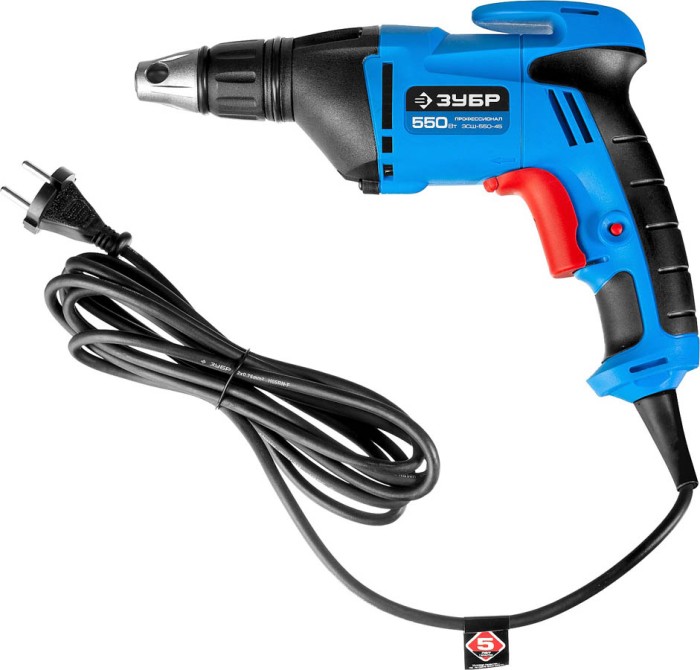 ЗУБР  УНИВЕРСАЛ, 550 Вт, 10 Нм, сетевой шуруповерт (ЗСШ-550-45)