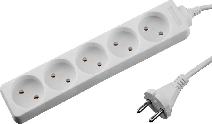 STAYER 1.5 м, 3500 Вт, 5 гнезд, удлинитель электрический бытовой TOPELECTRO 55050-1.5