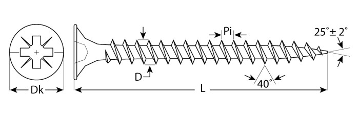 ЗУБР 140 х 6.0 мм, 4 шт., белый цинк, СУ-Б саморезы универсальные 4-300377-60-140