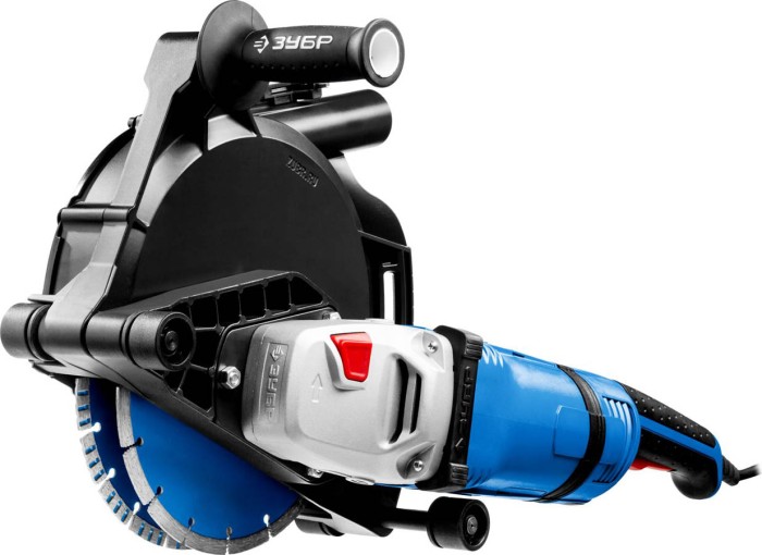 ЗУБР 2600 Вт, 6000 об/мин, 20-65 мм, штроборез электрический ЗШ-П65-2600 ПВСТК Профессионал