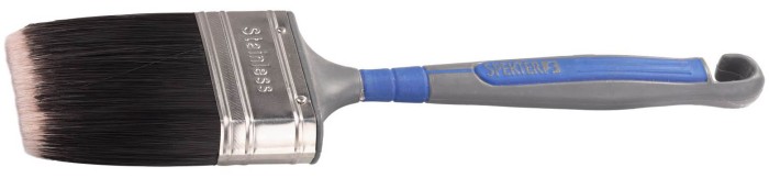 KRAFTOOL 60 мм, искусственная щетина, кисть плоская ERGO 1-01023-60