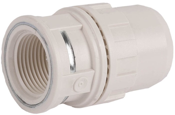 ЗУБР ШиреФит 20 мм, 1/2&quot; &quot;штуцер с гайкой - внутренняя резьба&quot; муфта соединительная 51462-20-1/2