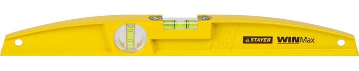 STAYER WINMax 400 мм уровень литой усиленный, 2 глазка, фрезерованный, резиновые накладки, 34713-040_z01