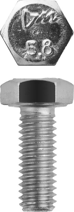 ЗУБР M6 x 16 мм, 5 кг, оцинкованный, болт, ГОСТ 7798-70 303080-06-016 Мастер
