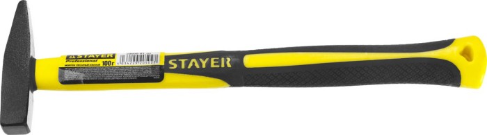 STAYER 100 г, молоток слесарный с фиберглассовой рукояткой Fiberglass 20050-01_z01