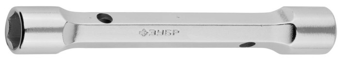 ЗУБР 6 х 7 мм, двухсторонний, усиленный, шестигранный профиль, ключ торцовый 27190-06-07