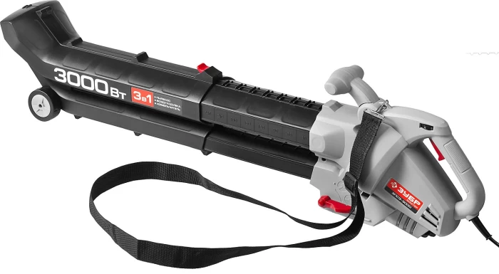 ЗУБР 3000 Вт, 75 м/с, 810 м3/ч, пылесос-воздуходувка садовый электрический ЗПСЭ-3000