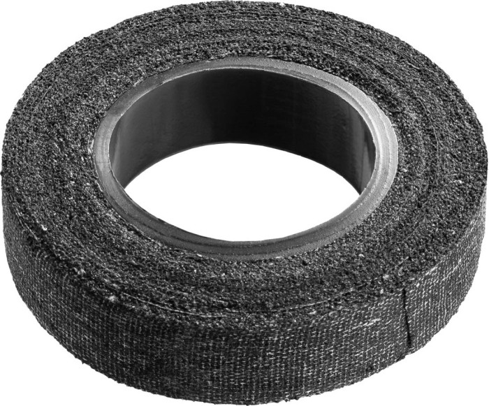 СИБИН 18 мм, 15 м, цвет черный, изолента х/б 1230-15