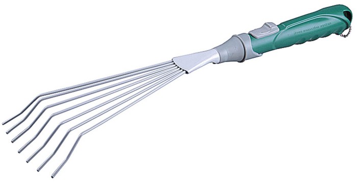 RACO 490 мм, 7 круглых зубцов,  коннекторная система, грабли веерные 4205-53521