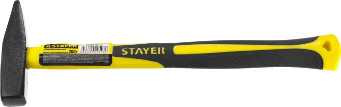 STAYER 200 г, молоток слесарный с фиберглассовой рукояткой Fiberglass 20050-02_z01