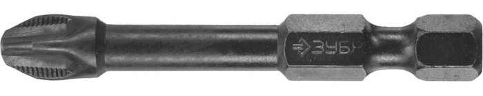 ЗУБР PH3, 50 мм, 2 шт., кованые биты &quot;ПРОФИ&quot; Phillips 26021-3-50-S2