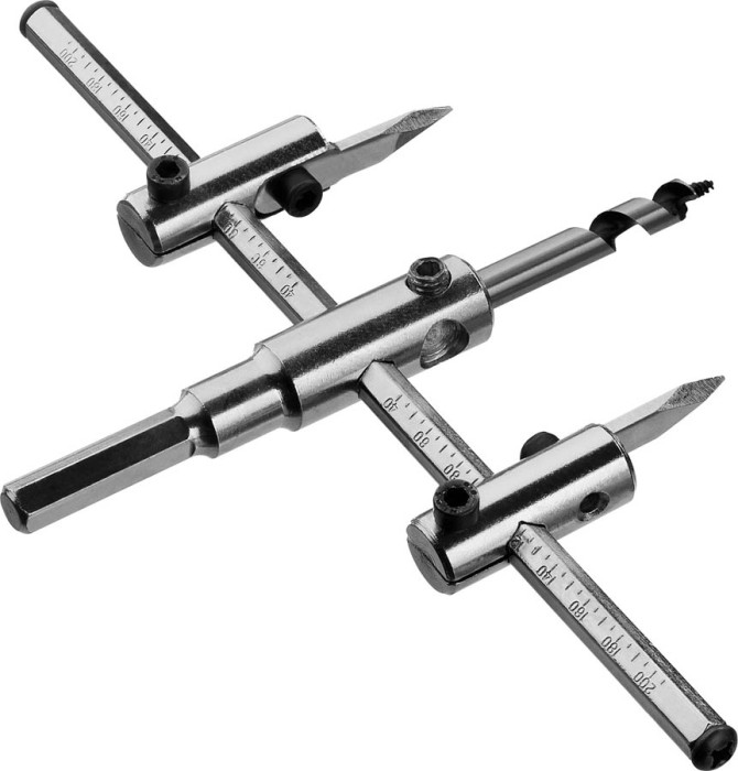 ЗУБР  30-200 мм, глубина реза 30 мм, сверло по дереву регулируемое 29440-200