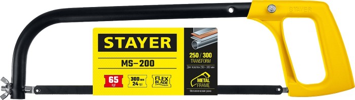 STAYER 300 мм, 65 кгс, ножовка по металлу MS-200 1577_z02