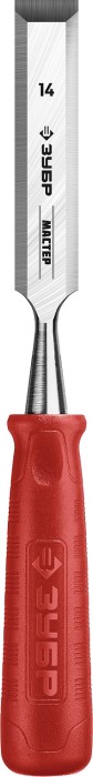 ЗУБР 14 мм, с пластиковой ручкой, стамеска Т-300 18094-14_z01 Мастер