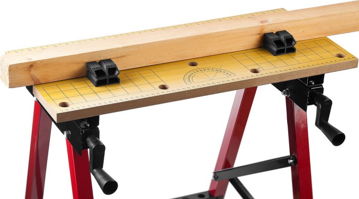 ЗУБР 605 х 635 х 795 мм, верстак столярный складной М-500 38726 Мастер