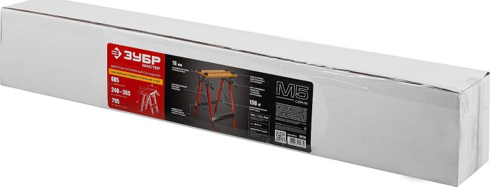 ЗУБР 605 х 635 х 795 мм, верстак столярный складной М-500 38726 Мастер