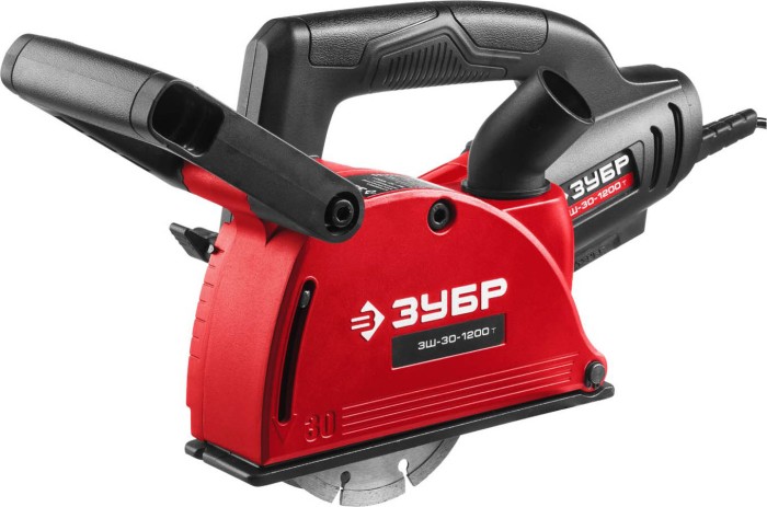 ЗУБР 1200 Вт, 8800 об/мин, 10-45 мм, штроборез электрический ЗШ-30-1200 Т Мастер