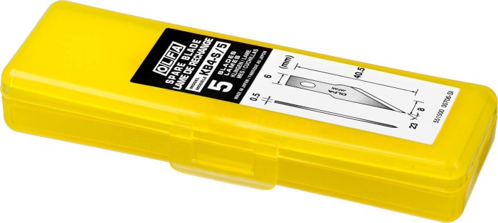 OLFA 5 шт., 6 мм, лезвия перовые для ножа АК-4 OL-KB4-S/5