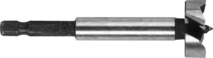ЗУБР Ø25 х 90 мм, сверло Форстнера по дереву шестигранный хвостовик 1/4&quot; 29993-25