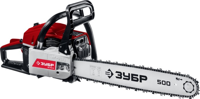 ЗУБР 3.5 кВт/4.8 л.с, 500 мм, пила цепная бензиновая ПБЦ-М62-50 Мастер