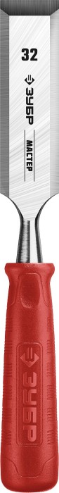 ЗУБР 32 мм, с пластиковой ручкой, стамеска Т-300 18094-32_z01 Мастер