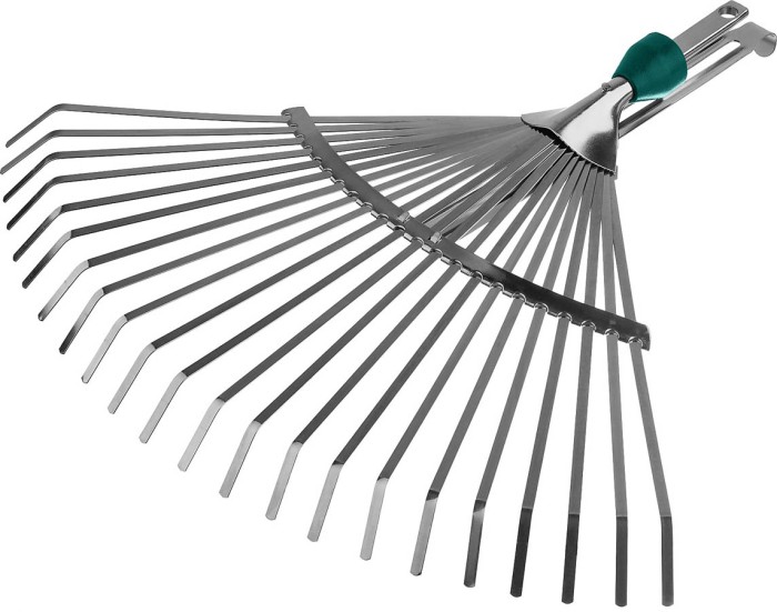 RACO 300-450 мм, 22 зубца, регулируемые, грабли веерные 4230-53852