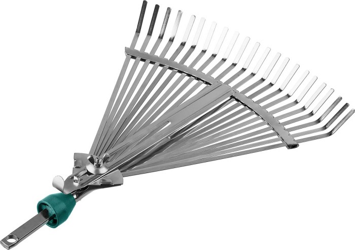 RACO 300-450 мм, 22 зубца, регулируемые, грабли веерные 4230-53852