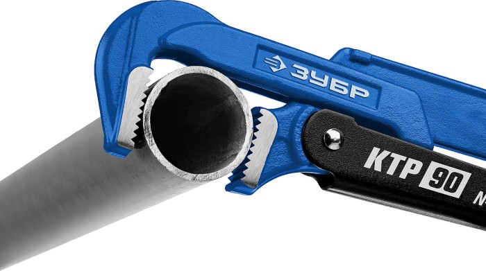 ЗУБР №1, прямые губки, ключ трубный КТР-90 27335-1_z02 Профессионал