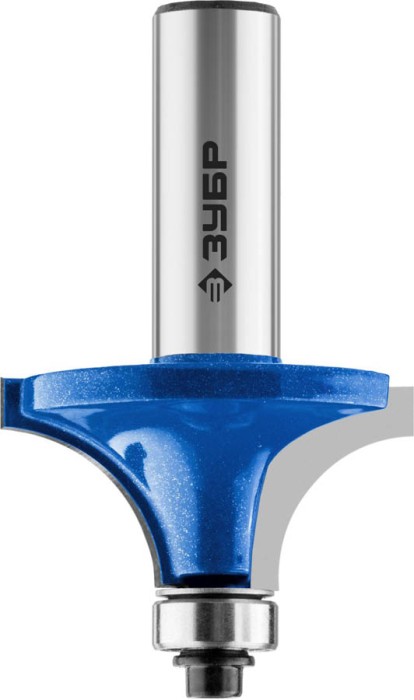 ЗУБР 38.1 x 17 мм, радиус 12.7 мм, фреза кромочная калевочная №1 28701-38.1 Профессионал