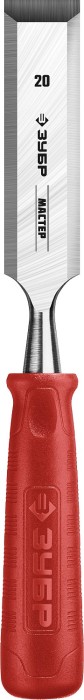 ЗУБР 20 мм, с пластиковой ручкой, стамеска Т-300 18094-20_z01 Мастер