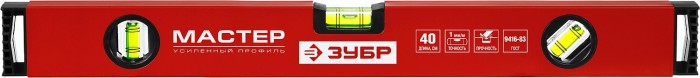 ЗУБР 400 мм, уровень коробчатый 34584-040 Мастер