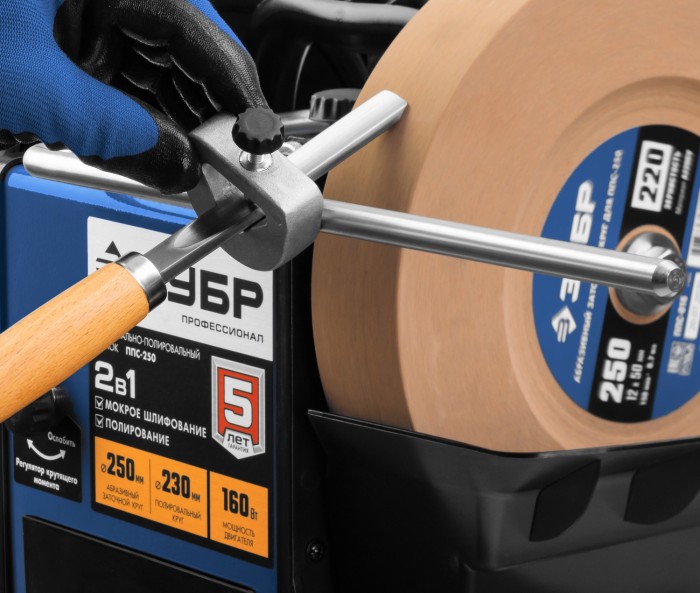 ЗУБР приспособление для заточки стамесок с полукруглой и V-образной режущей кромкой ППС-007 Професси