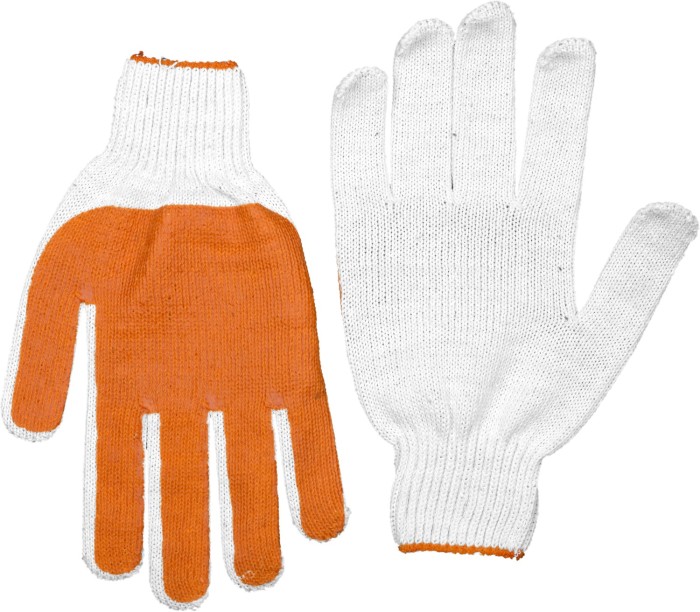 STAYER S-M, 7 класс, трикотажные, обливная ладонь из ПВХ, перчатки трикотажные 11405-S Master