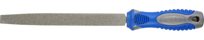 ЗУБР 200 мм, алмазный, напильник плоский 33390-200-120