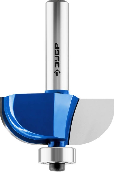 ЗУБР 38.1 x 16 мм, радиус 12.7 мм, фреза кромочная калевочная №2 28702-38.1 Профессионал