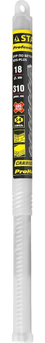 STAYER  18 x 310 мм, SDS-Plus, бур по бетону 2930-310-18_z01