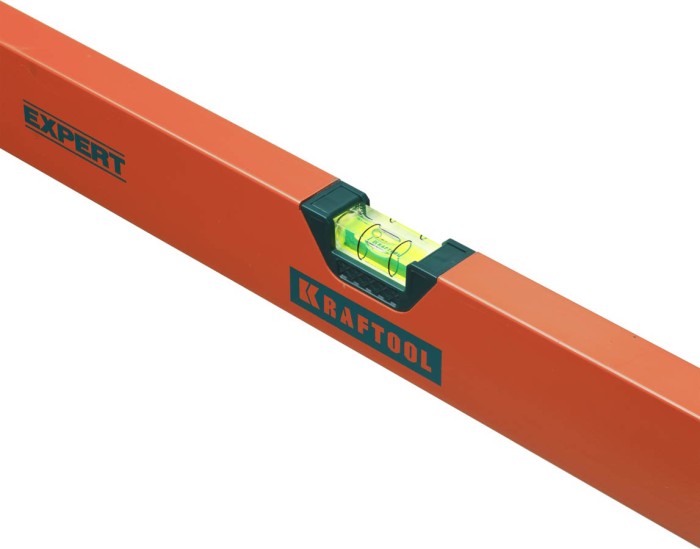 KRAFTOOL1800 мм, уровень с зеркальным глазком, фрезерованный, точность 0.5 мм/м, 34710-180 Expert