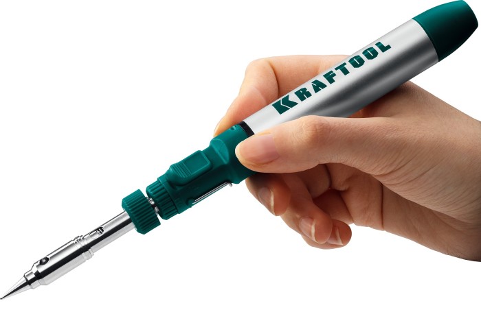 KRAFTOOL 3 в 1, 1300°C, паяльник газовый 55504-H3
