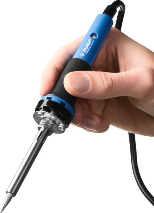 ЗУБР 150-450°C, 48 Вт, жк дисплей, паяльная станция цифровая 55335 Профессионал