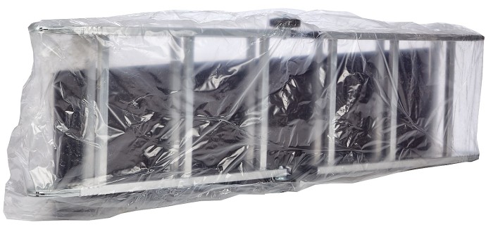 СИБИН 150 кг, 3 x 6 x 3 ступени, алюминиевые, складные с колесами и съемной площадкой, профессиональные рабочие подмости ПРП-36 38845