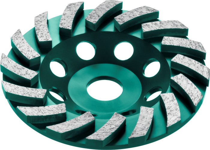 KRAFTOOL 125 мм, алмазная, сегментная шлифовальная чашка INDUSTRIAL 33368-125