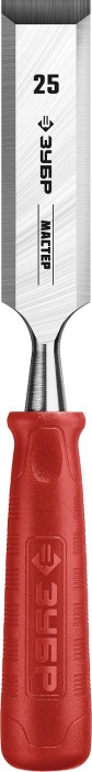 ЗУБР 25 мм, с пластиковой ручкой, стамеска Т-300 18094-25_z01 Мастер