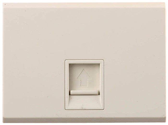 СВЕТОЗАР одинарная, без вставки и рамки, розетка &quot;ЭФФЕКТ&quot; SV-54419-B