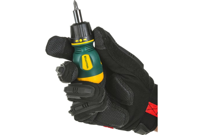 KRAFTOOL 7 шт., отвертка реверсивная 26190-H7