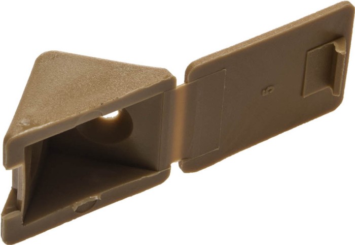 ЗУБР бук, 4 шт., уголок мебельный в комплекте с саморезами ТЕХНИК 4-308256-2